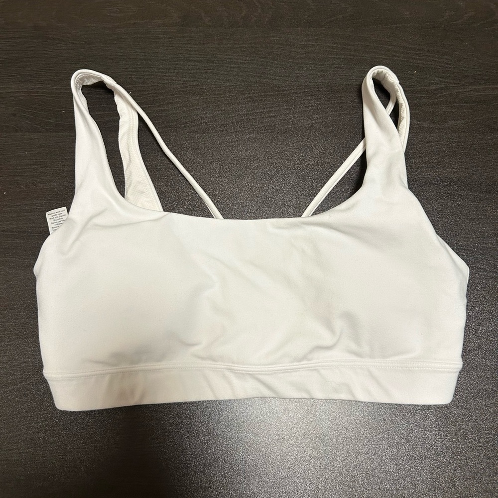 Athleta White Sports Bra Intimates